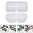 thumbnail image 2 of 2Pcs Glasses Tray Casting Mold DIY Epoxy Mold Glasses Tray Holder Making Mold, 2 of 3