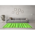 thumbnail image 3 of Ahgly Company Indoor Round Solid Green Modern Area Rugs, 4' Round, 3 of 4