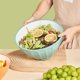 thumbnail image 5 of Cuencos para mezclar con tapas, juego de cuencos de plástico para encajar, cuencos para almacenar alimentos, juego de cuencos para mezclar aptos para microondas, 4 cuencos y 4 tapas, 5 of 5