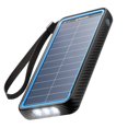 thumbnail image 1 of Anker PowerCore Solar 10000mAh Power Bank, 15W USB-C with Dual Ports Flashlight  IP65 Splash Proof Dustproof for Outdoor Activities, 1 of 8