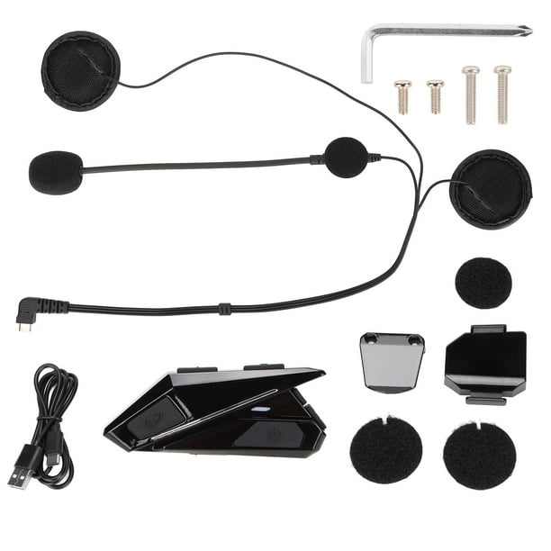 Auriculares de motocicleta reducción de ruido impermeables volumen ajustable casco de motocicleta auriculares para motocicletas