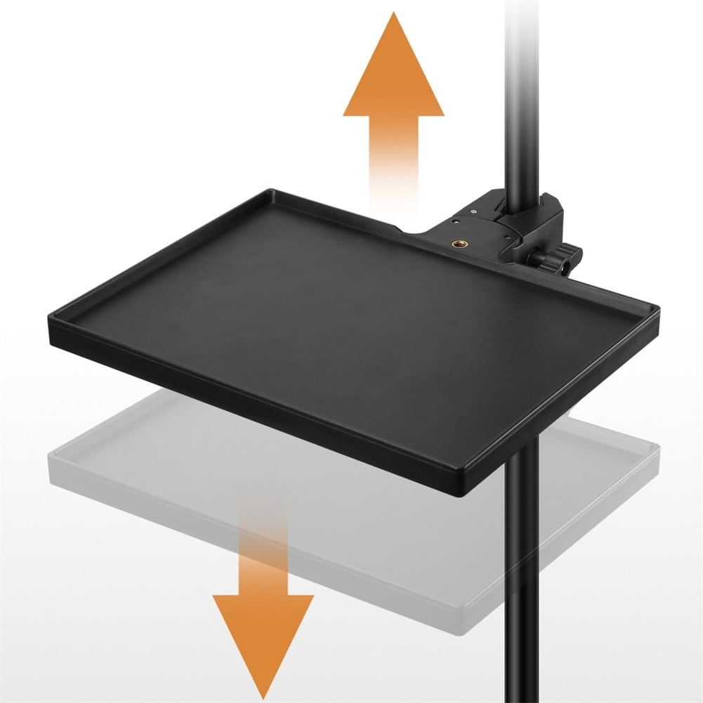 AFQH Sound Card Tray With Mobile Mobile Phone Clip for Mic Stand Live Tripod Bracket