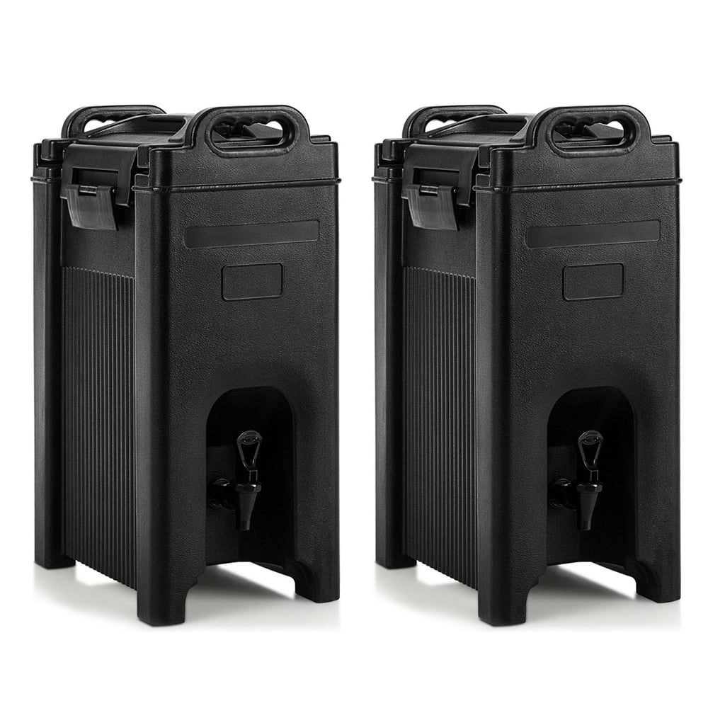 Costway 2 Pack Insulated Beverage Server/Dispenser 5 Gallon Hot Cold