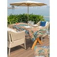 thumbnail image 5 of Outdoor Tablecloth with Umbrella Hole for Patio/Picnic/Party/Camping, Sea Turtle Coastal Waterproof Table Cloth Rectangle Table Cover Washable, Summer Nautical Starfish Coral Brown Anchor (60"x 120"), 5 of 8