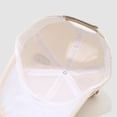 thumbnail image 5 of yocbz Baby Boy Hat Baby Baseball Cap Toddler Boys Girls Sun Hat Kids Adjustable Cotton Caps Lightweight Trucker Hats Beige,3-8 Years, 5 of 7