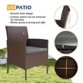 thumbnail image 6 of MRUAKA Patio Furniture Set 4 Pieces Porch Furniture Outdoor Modular Wicker Patio Sectional Conversation Furniture Set for Backyard,Porch,Garden,Poolside and Balcony(Grey), 6 of 10