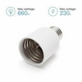 thumbnail image 3 of Light Sockets E26/E27 to E39/E40 Light Bulb base Adapter Mogul 3-Pack, 3 of 5