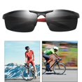 thumbnail image 3 of Men Durable Sunglasses Polarized Coating Blocks Harmful for Driving Black Leg, 3 of 8