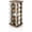 Vintage, variant on 20 Jar Revolving Countertop Spice Rack with Spices Included Polished Stainless Steel with Black Caps