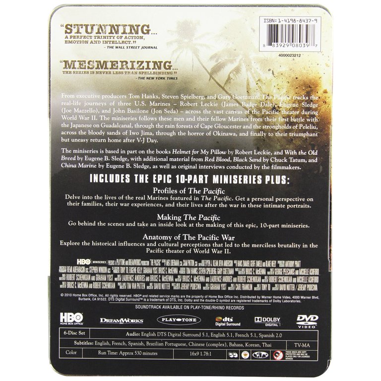 Warner Home Video - The Pacific (6-Disc DVD Set) - Walmart.com