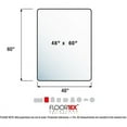 thumbnail image 4 of Ecotex Hard Floor Rectangular Chairmat Hard Floor - 60" Length x 48" Width x 0.10" Thickness - Rectangle - Clear, 4 of 7