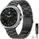 thumbnail image 1 of Correa de reloj Miimall de acero inoxidable para Samsung Galaxy 8, 1 of 7