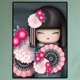 thumbnail image 3 of DIY Kokeshi Muñeca 5D Rhinestone Pared Kit Del 12x16 Pulgadas, 3 of 9