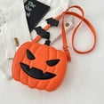 thumbnail image 6 of Nmdmisc Halloween Purse Pumpkin Purse Crossbody Bag Novelty Devil Shoulder Bag PU Leather Halloween Pumpkin Crossbody Purse, 6 of 6
