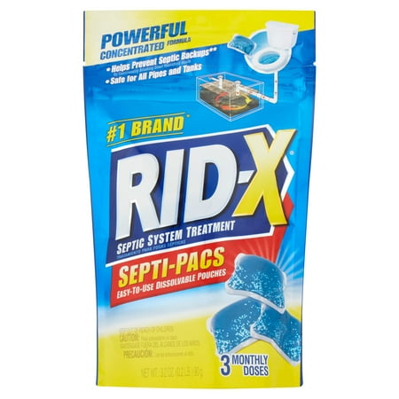 Rid-X Septi Pacs Septic System Maintenance &#8211; 3.2oz