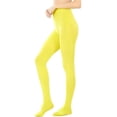 thumbnail image 3 of Malla Media Pantimedia Microfibra Para Dama Licra 3d Sexy 3 Piezas Verde Limón Unitalla, 3 of 6