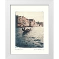 thumbnail image 3 of Amy Melious 12x14 White Modern Wood Framed Wall Art Titled - Gondolier, 3 of 5