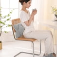 thumbnail image 5 of PONPRNGY office Long Term Sitting Waist Chair Waist Pillow Lunch Break Cushion Pillow Cervical Vertebra Pillow Foot Pad Leg Lifting Pillow, 5 of 6
