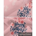 thumbnail image 6 of Pink Floral Linen Curtain Valance for Bedroom/Bathroom/Kitchen/Office/Living/Dining Room Window,Vintage Blossom Happy Mother's Day Pocket Topper Drapes Decorative Cafe Drapery Panel 42"x12", 6 of 6