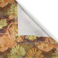thumbnail image 6 of Ambesonne Floral Valance & Curtain, Warm Tone Nostalgia Flowers, 55"x30", Mustard Apricot Redwood, 6 of 7