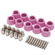 thumbnail image 3 of Kit de consumibles de antorcha de corte por plasma, boquilla de cerámica con punta de contacto de electrodo para AG60/SG5550pcs VoborMX herramienta, 3 of 8