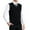 Black, variant on uikmnh Vests for Men Men's Fashion Casual Jacquard V-Neck Plaid Pattern Sleeveless Sweater Vest with Bottomed Hem Design Size:L