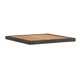 thumbnail image 4 of Mesa de aluminio Durex Furniture Modelo Oslo 80x80 cubierta de polarwood con detalles en bordes de mimbre, 4 of 4