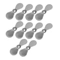 thumbnail image 4 of 10Pcs Fishing Propeller Blade Turbo Propeller Spinner Blades Popper Style Silver Shenzhuyue, 4 of 9