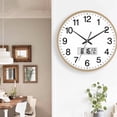 thumbnail image 3 of Reloj colgante for sala de estar, reloj doméstico simple y moderno, reloj de cuarzo creativo y personalizado, adecuado for salas de estar y oficinas., 3 of 6