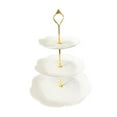 thumbnail image 1 of Kmbangi Creative Three Layers Cake Stand Party Wedding Snack Cupcake Plate, 1 of 9