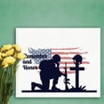 thumbnail image 5 of American Soldier Metal Dies 3.7x5.3" Veterans Day US Soldier Cutting Stencils for DIY Scrapbooking Photo Album Decorative Embossing 0.8mm Thick, 5 of 9