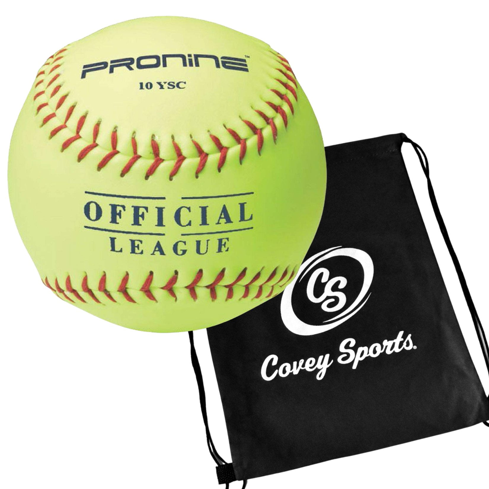 ProNine 10Inch Softballs for 8U & 6U Ages with Covey Bag MultiPacks