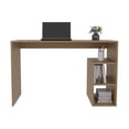 thumbnail image 6 of Depot E-Shop Benson Desk, 3 Shelves, Light Pine, 6 of 7