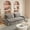 Gray, variant on 73.2" Queen Pull Out Sofa Bed,3-in-1 Convertible Sleeper Sofa,Multi-Functional Corduroy Loveseat Bed