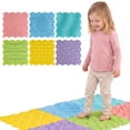 thumbnail image 1 of Gymax 6PCS Sensory Mats w/Rich Colors & Raised Patterns Game Mats for Kids & Adults Rainbow, 1 of 10
