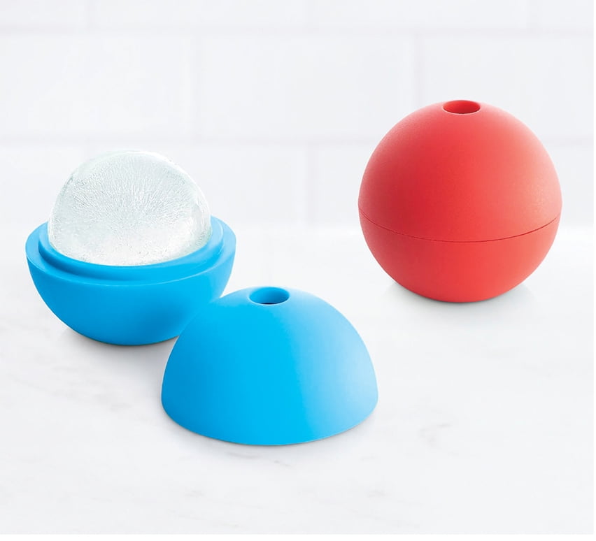 Silicone Bourbon 6cm Round Ice Balls for Whiskey Better Kitchen