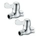 thumbnail image 1 of Grifo de fregadero profesion de 2 pieza grifo de cocina, de aleación de zinc, válvu mezcdora de agua, doble grifo de perfecl Válvula de baño en T, 1 of 8