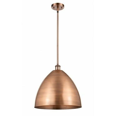 516-1S-AC-MBD-16-AC-LED-Innovations Lighting-Ballston Cone - 1 Light Dome Pendant In Industrial Style-16.75 Inches Tall and 16 Inches Wide Antique