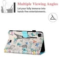 thumbnail image 4 of Allytech iPad Pro 11-inch Case 2020, iPad Pro 11 Case 2018, Slim Fit Smart Cover Auto Sleep Wake Folio Flip Kickstand Shockproof Protection Case Cover for Apple iPad Pro 11-inch, Butterfly Tower, 4 of 6