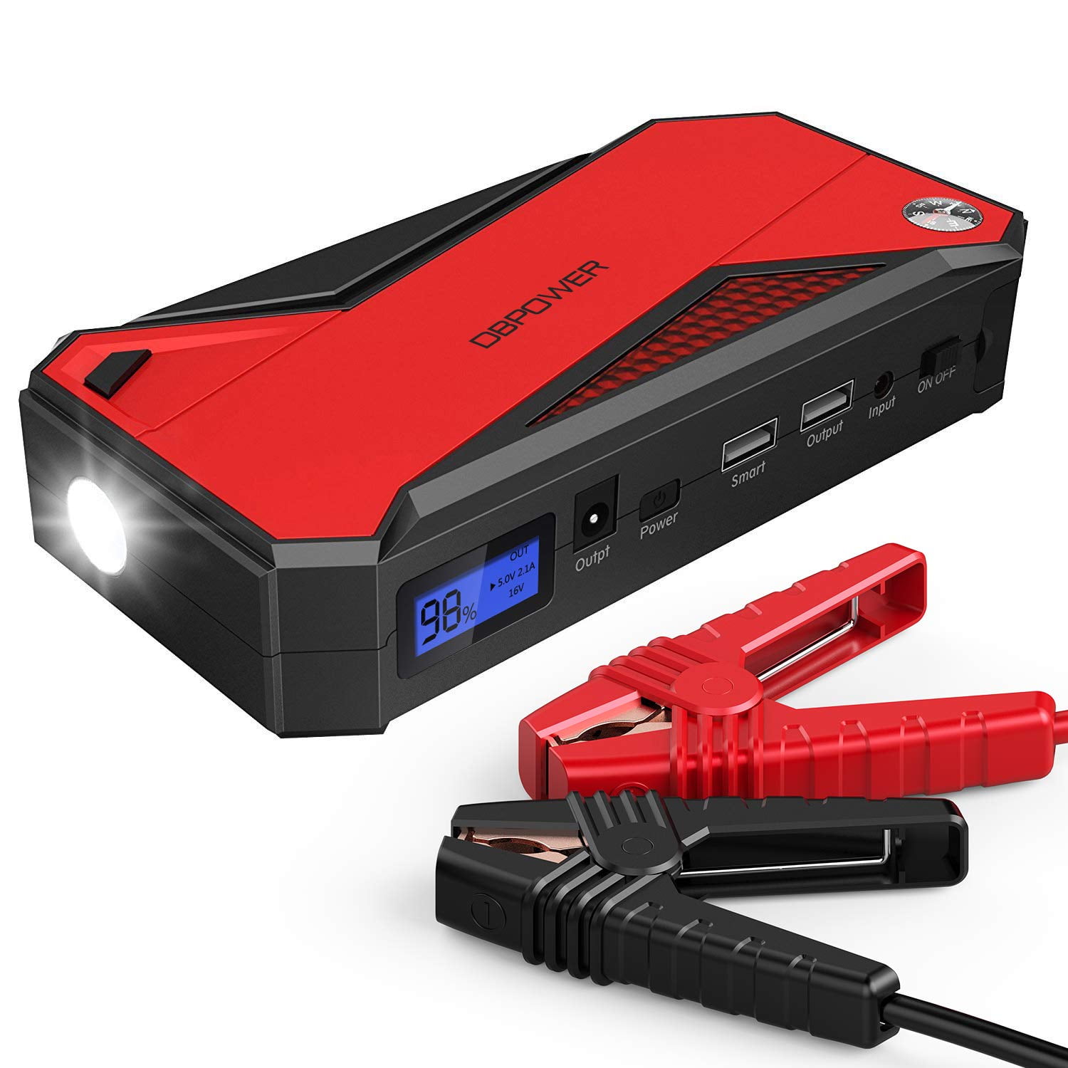 TACKLIFE T8Newer Model 800A Peak 18000mAh Car Jump Starter with LCD