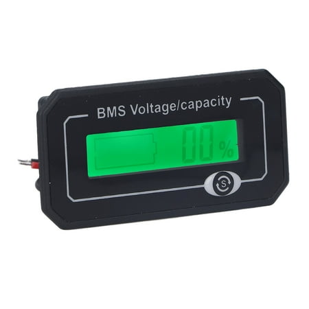 

Battery Capacity Gauge Clear Display Battery Meter 8V To 99.9V For Outdoor Emergency Equipment
