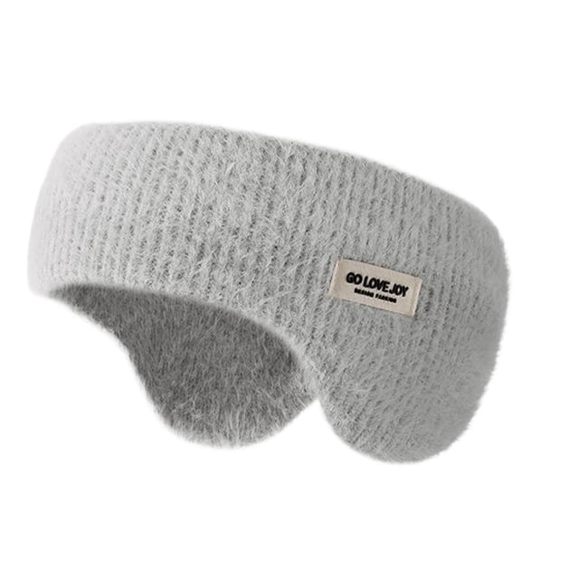 Qarigey Cómodas almohadillas para los oídos para dormir, prácticas y compactas, para ciclismo y carrera, para protección de los oídos Calentadores de oídos gris