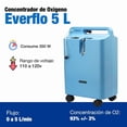 thumbnail image 3 of Concentrador De Oxígeno Philips Everflo 5 Litros, 3 of 5