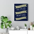 thumbnail image 5 of Scripture Walls Psalm 34:8 Blessed Bible Verse Canvas Christian Wall Art Ready to Hang Unframed, 5 of 12