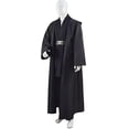 thumbnail image 3 of Disfraz de túnica para adulto, traje Jedi Skywalker, disfraz de Halloween, bata con capucha, conjunto uniforme completo, tres versiones, 3 of 5