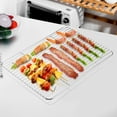 thumbnail image 3 of 9.8x7.5x0.6In Baking Cooling Rack,Heavy Duty Grilling Rack for Home,Oven Safe,Set of 2 Stainless Steel Roasting Drying Brace for Chicken Wings,Turkey, 3 of 6