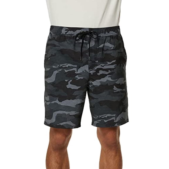 O'NEILL Mens 18 Reserve Elastic Waist Hybrid Shorts - with Fast-Drying Stretch Fabric