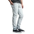 thumbnail image 3 of Men's Skinny Fit Stretch Raw Denim Jeans, Up To 42W, 3 of 5