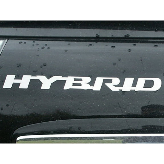 Stainless Steel Graphic Emblem 2Pc Fits 2006-2009 Lexus RX400h SGR26125 QAA