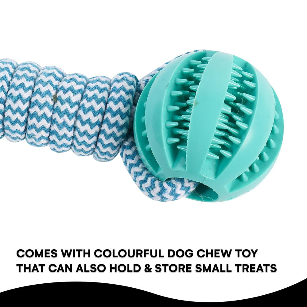 CHOK Tetherball for Dogs Tetherball Set Heavy Duty Outdoor Dog Toy Tougher Ball and Rope Set for Hours of Fun Interactive Dog Rope Ball for Backyard or Playground Walmart